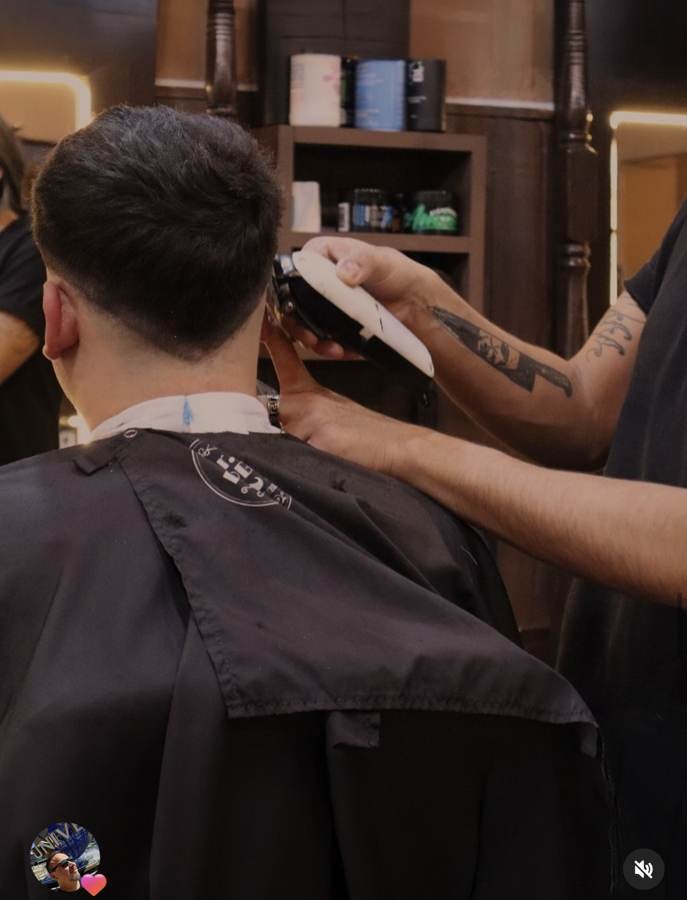 Degradé bajo terminado con máquina